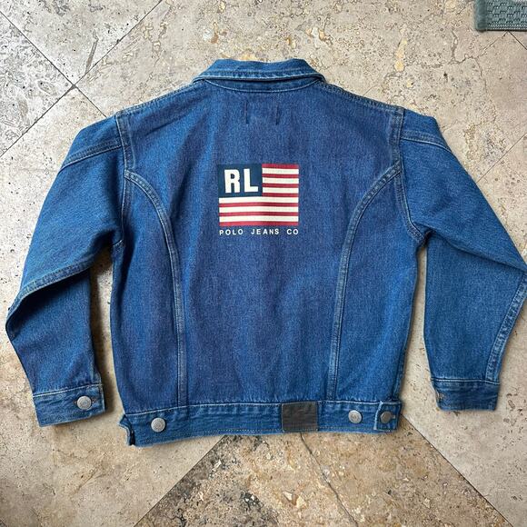 Polo Ralph Lauren Jeans Co Other - NWT Vintage Kids Ralph Lauren Polo Jeans Co. Denim Jacket RL Sz 6/6X
